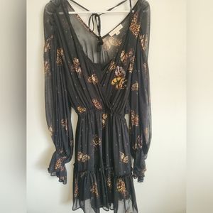 LoveStitch Black Mini Dress